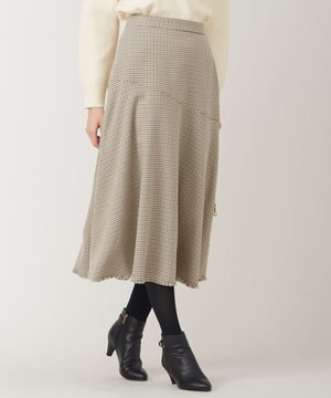  【大人百花・美人百花掲載】ガンクラブフリンジ スカート