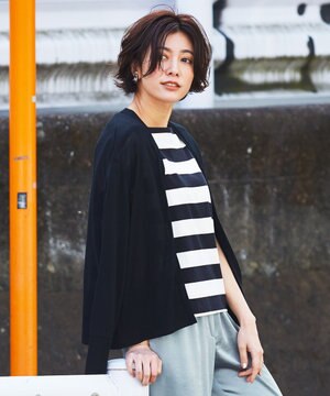 【洗える】 Pinion ショートカーディガン