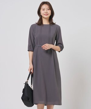  シアーブロックチェック ワンピース