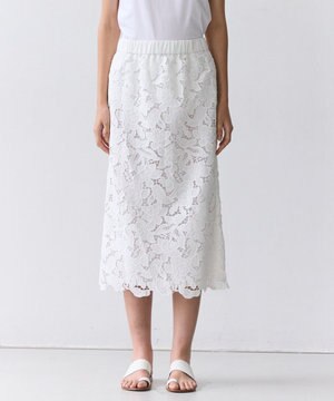  CITRINE / エンブロイダリーレースイージースカート