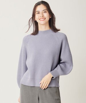  【大人百花掲載 ヨンアさん着用】冬のシャルマン ラグランスリーブ ニット