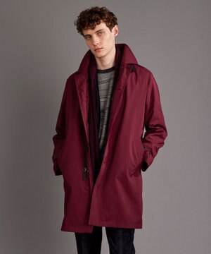  【撥水/JAPANファブリック】 パウダーツイル コート