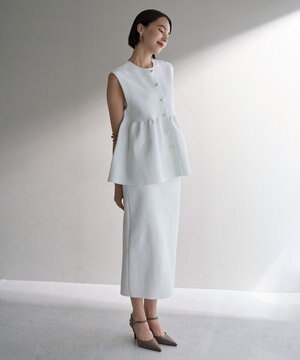  ポリエステルフォルム Ｉラインスカート