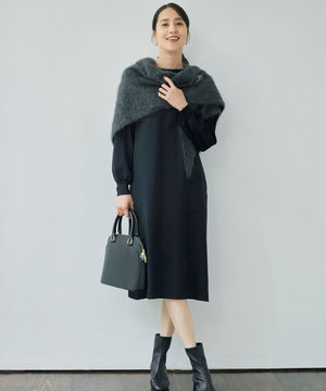 【洗える】エアーポンチ ワンピース