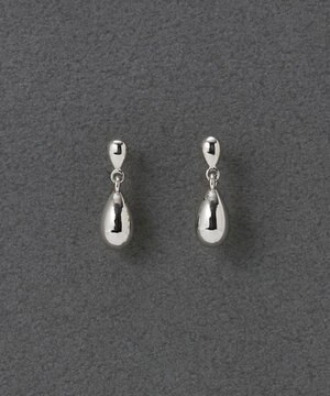  〈金属アレルギー対応〉スイングドロップピアス　シルバー/ニッケルフリー