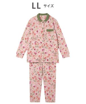  ワコール_リラックス＆スリープ パジャマ キルトニット素材(本体) あったか 長袖 長ズボン レディース KDW405 /ワコール