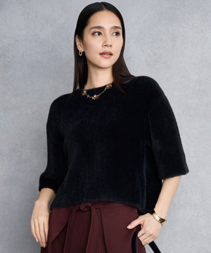 【カタログ掲載】シェニールボンディング ニット