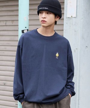  【ユニセックス着用ITEM/MLサイズ展開】別注BENDAVISワンポイントT（LS）