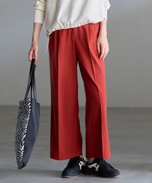 【LEE掲載/6サイズ展開/裏起毛/ウエストゴム】ウォームワイドパンツ