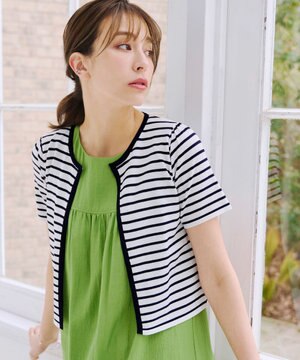  【新色追加・洗える・UVケア・接触冷感】サマーニット半袖カーディガン