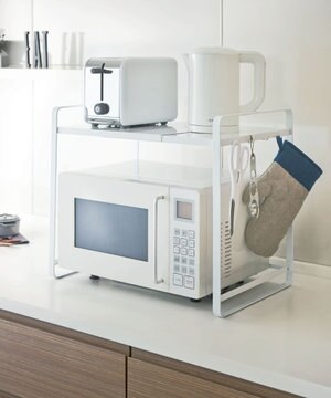  伸縮レンジラック タワー ホワイト