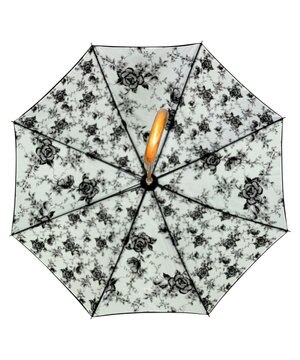  【UVカット100%】【UPF50＋】【遮光率99%以上】プラスリング 晴雨兼用傘（長ショート） FLW T1265 2重張り傘