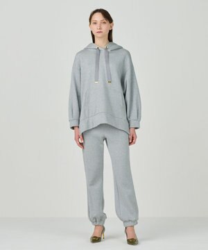  ラメ起毛裏毛トラックパンツ