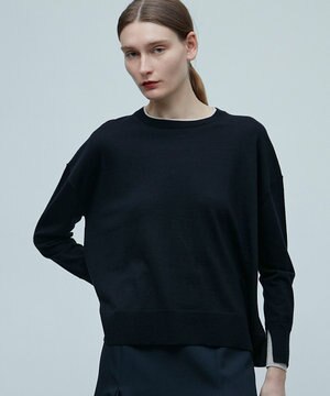 LA MONNAIE / クルーネックニット