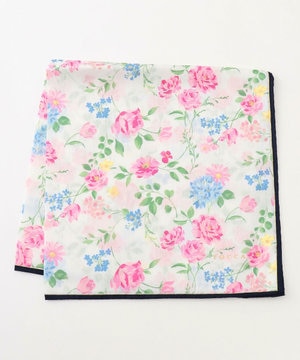 BRIGHT FLOWERS HANDKERCHIEF ハンカチ