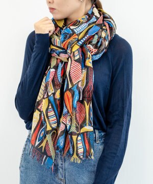  スティグリンドベリ ポテリー シルクカシミヤストール