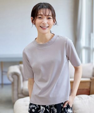  「サマさまカットソー」ハーフスリーブベーシックトップス