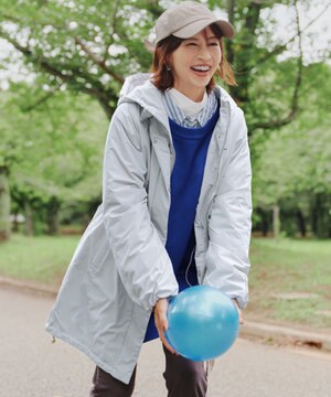  【安田美沙子さん着用・新色追加】ウォーマル中綿フーデッドコート