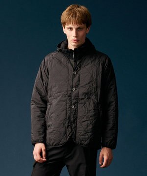  【サステナブル/中綿/軽量/北陸ファブリック】ライトナイロンワッシャーブルゾン