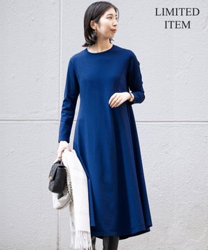  【Sサイズ限定】ヴィスコースストレッチ フレアワンピース