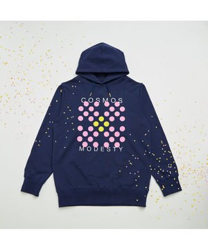 【BURNET】DOT FLOWER フーディー