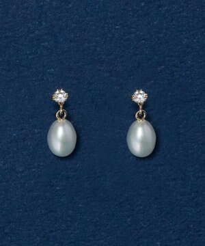  【K10】クラシックウォーターパールピアス