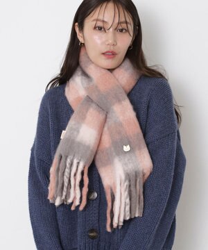  PAUL&JOE ACCESSOIRES(ポール&ジョー) ボリュームマフラー ブロックチェック