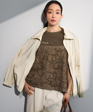 【先行予約】ナイロンタイプライター ダブルジップ ブルゾン