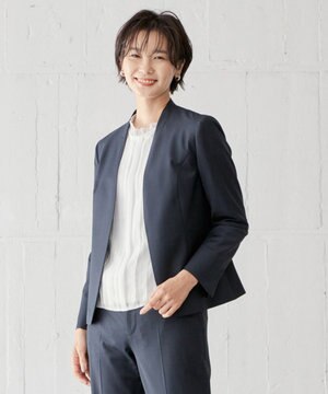  BAHARIYE ノーカラー ジャケット