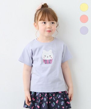  【綿100%】ドロップショルダーミラクルスパンコールTシャツ