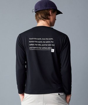  【吸水速乾/消臭性】デオドライ天竺 ロングスリーブ Tシャツ