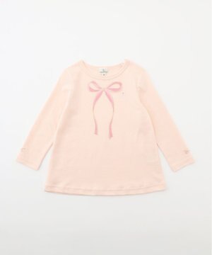  【80-100cm】リボンアート Tシャツ