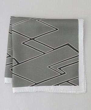  日本製【シルク100％】オリジナル柄チーフ