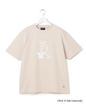 【YALE別注】【UNISEX】ブルドッグ プリント Tシャツ