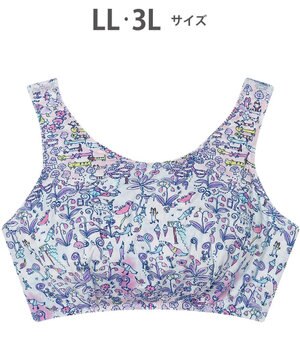  ツモリチサト ナイトアップブラ ノンワイヤー ベア天竺素材(身生地) 3Lまで対応 大きいサイズ ナイトブラ レディース UBX410 /ワコール