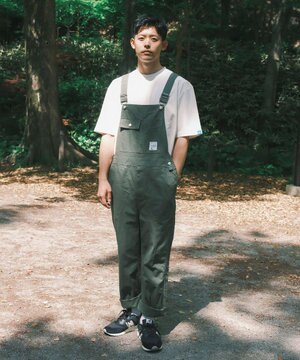 【UNISEX】撥水加工 キャンプファイヤーオーバーオール