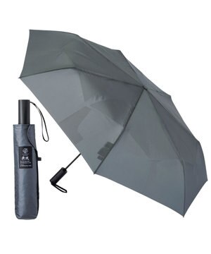  【3秒でたためる傘/耐風/自動開閉】urawaza 無双(ウラワザ ムソウ) 雨傘 折りたたみ傘 無地  58cm