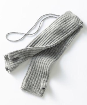  【洗える】ピュアカシミヤ アームウォーマー