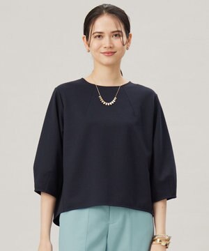  【セットアップ対応・洗える】ブークレダンボール カットソー