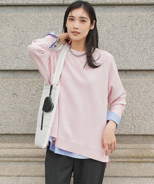  コットンカシミヤニット クルーネック