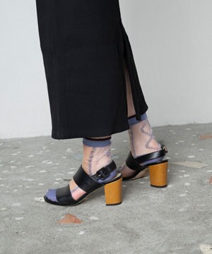  シースルーダイヤラインソックス