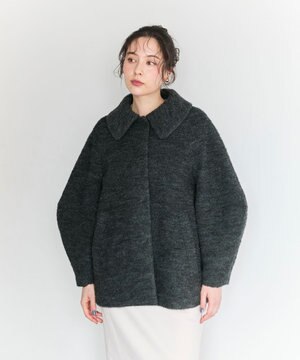  【昨年即完売コート新色追加！】プードルコクーンコート