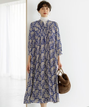 【洗える】Ratti ヴィンテージペイズリープリント ワンピース