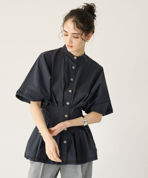 ナローウエストデザインブラウス