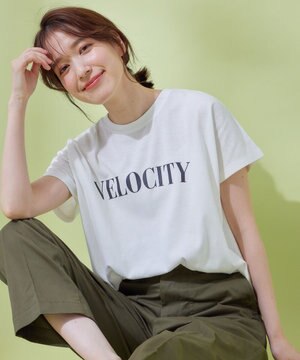  ドルマンスリーブロゴTシャツ