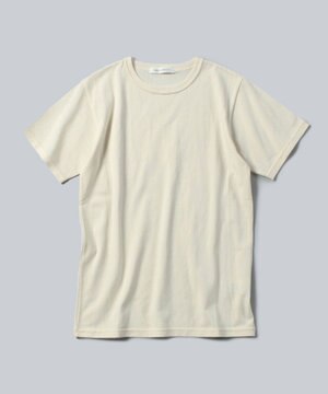  【UNISEX】COTTON PAPER HIGH STRETCH CREWNECK T-シャツ