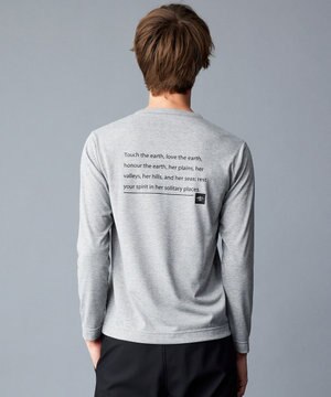  【吸水速乾/消臭性】デオドライ天竺 ロングスリーブ Tシャツ