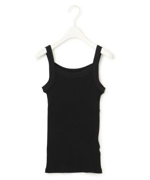  【洗える】オーガニックリブタンク キャミソール