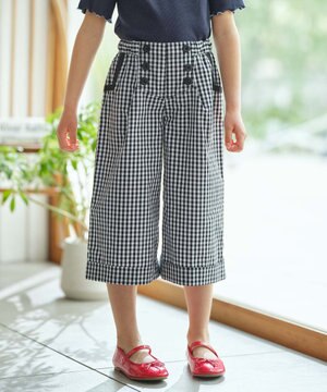  【150-160cm】ギンガム パンツ