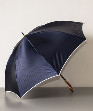  シャルルジョルダン　ポリエステル サテン エンボス 加工耐風雨傘